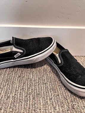 Vans Classic Slip-On Black & White Sneakers